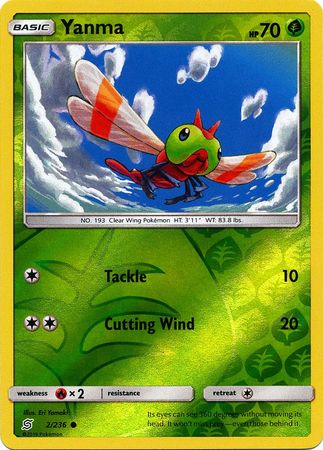 Yanma - 2/236 - Common Reverse Holo
