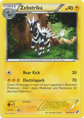 Zebstrika - 43/114 - Rare