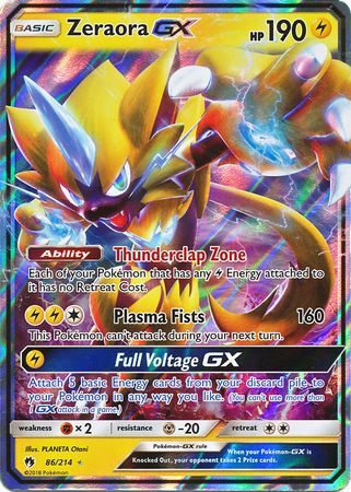 Zeraora GX - 86/214 - Ultra Rare