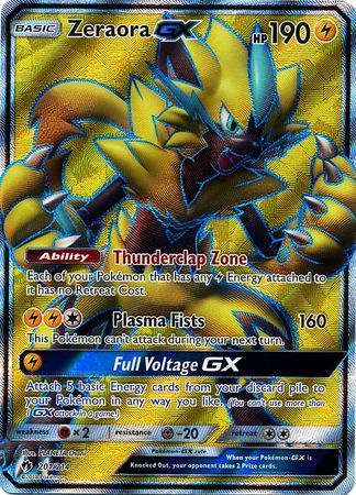 Zeraora GX Full Art - 201/214 - Ultra Rare