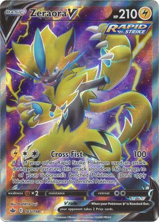 Zeraora V Full Art - 165/198 - Ultra Rare