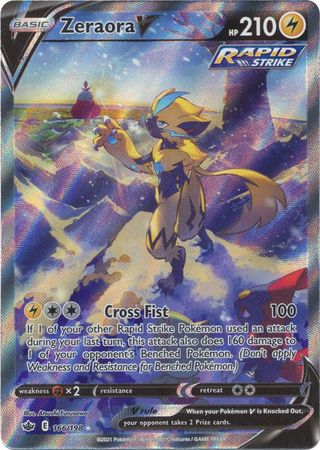 Zeraora V Full Art - 166/198 - Ultra Rare
