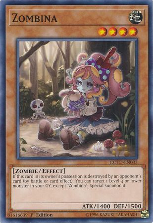 Zombina - COTD-EN033 - Common 1st Edition