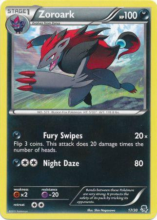 Zoroark - 17/30 - Rare Trainer Kit Non Holo Promo