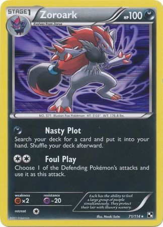 Zoroark - 71/114 - Holo Rare