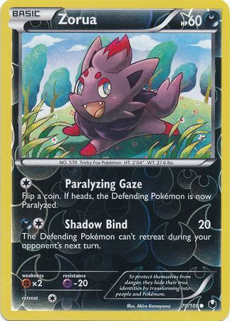 Zorua - 70/108 - Common Reverse Holo