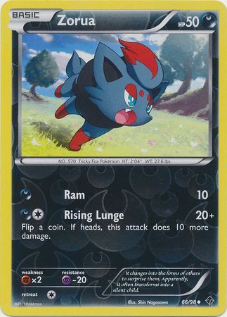 Zorua - 66/98 - Uncommon Reverse Holo