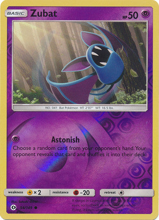 Zubat - 54/149 - Common Reverse Holo