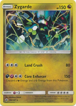 Zygarde - 100/147 - Holo Rare